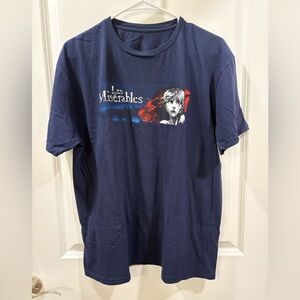 Les Misérables Navy Graphic T-Shirt